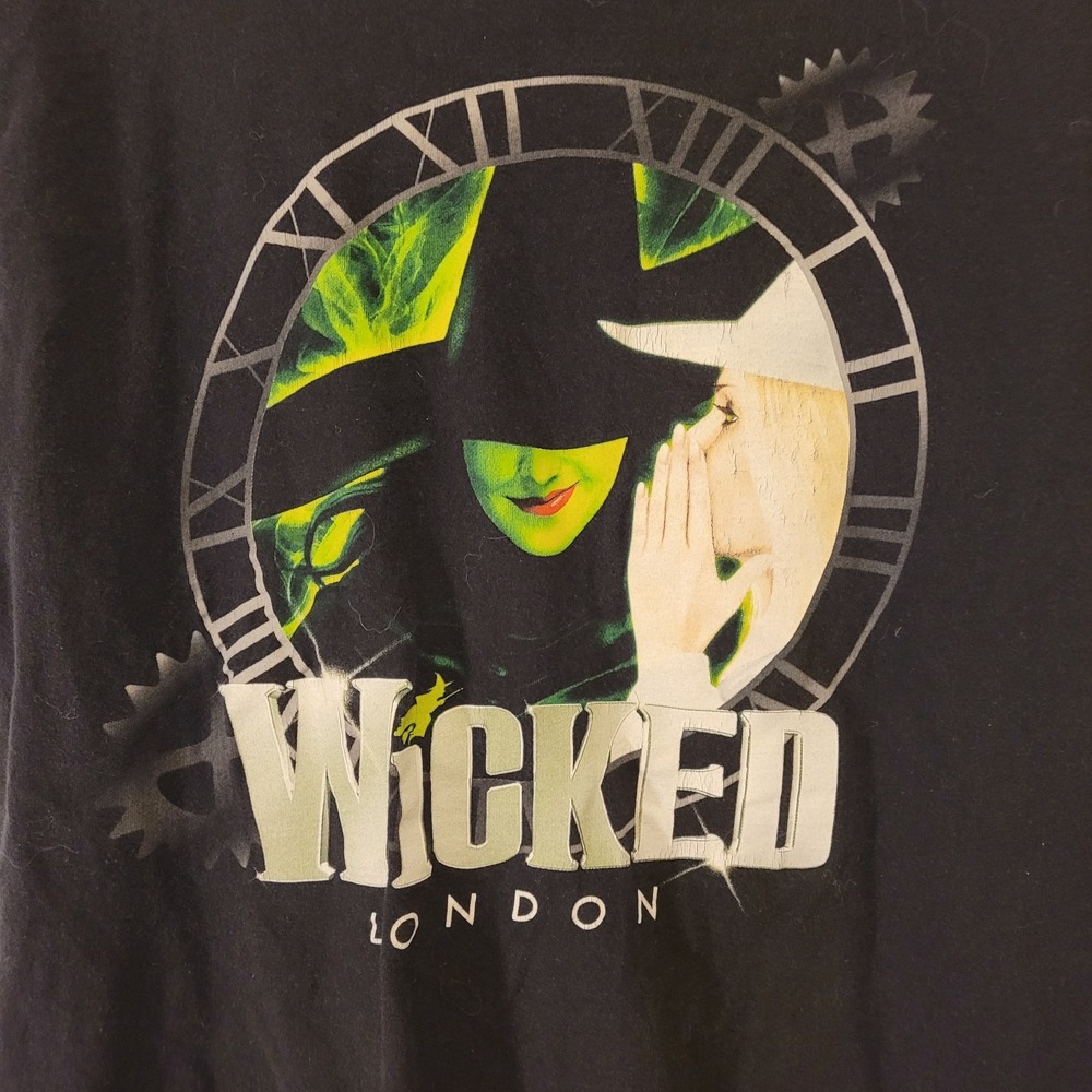 WICKED LONDON Official Women's West End Broadway Musical T-Shirt Size Small